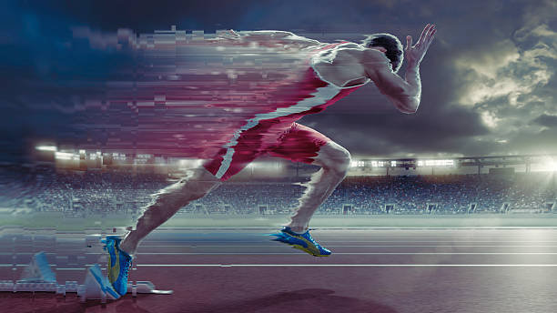  Runner speed blure  
