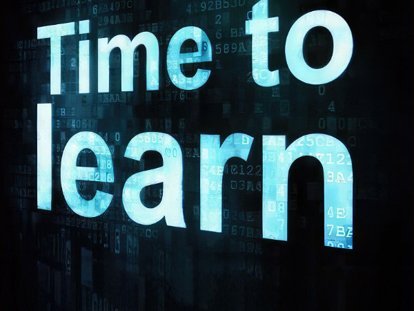 Computer screen with Time To Learn on it