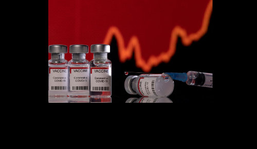 Vaccine vials with hypodermic needle