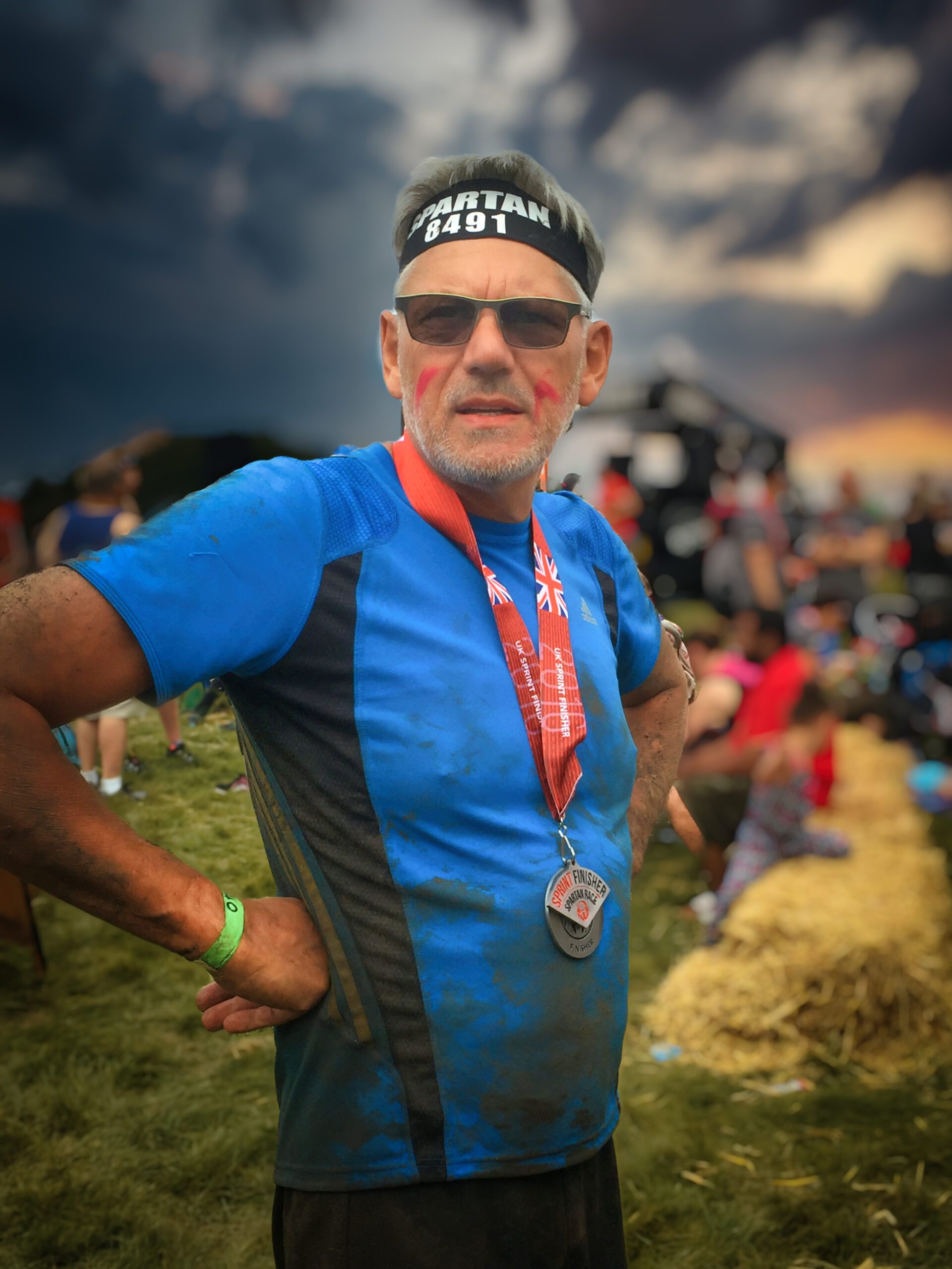 Neville finished run event with medals